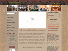 Tablet Screenshot of christchurchandover.org